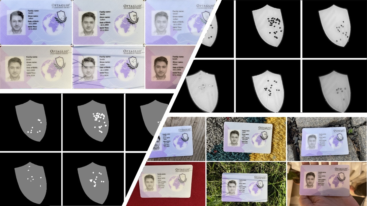 Segmentace mikro-holografických struktur