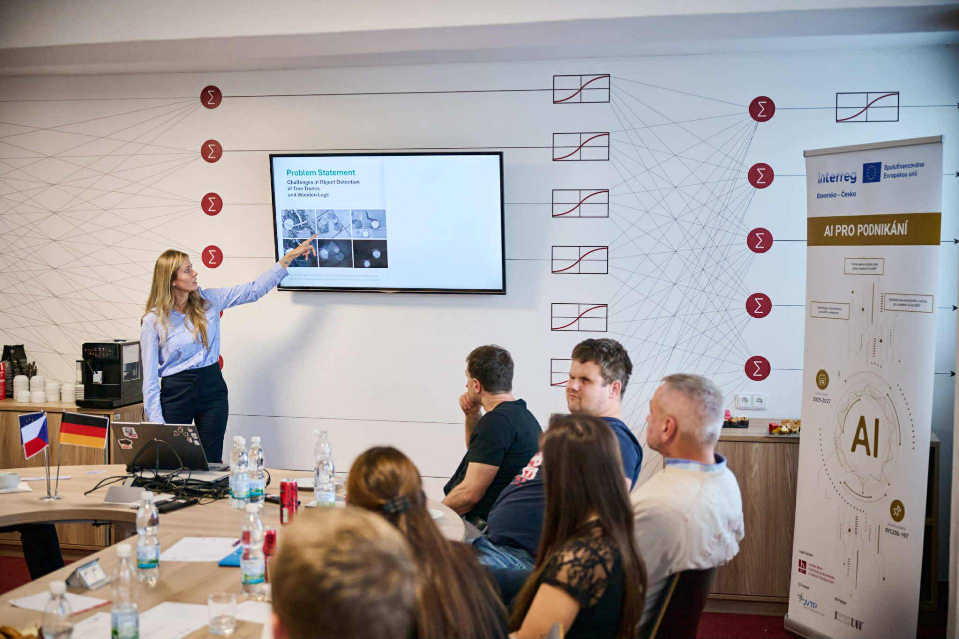 Petra přednáší o computer vision pro firmy v rámci AI pro podnikání